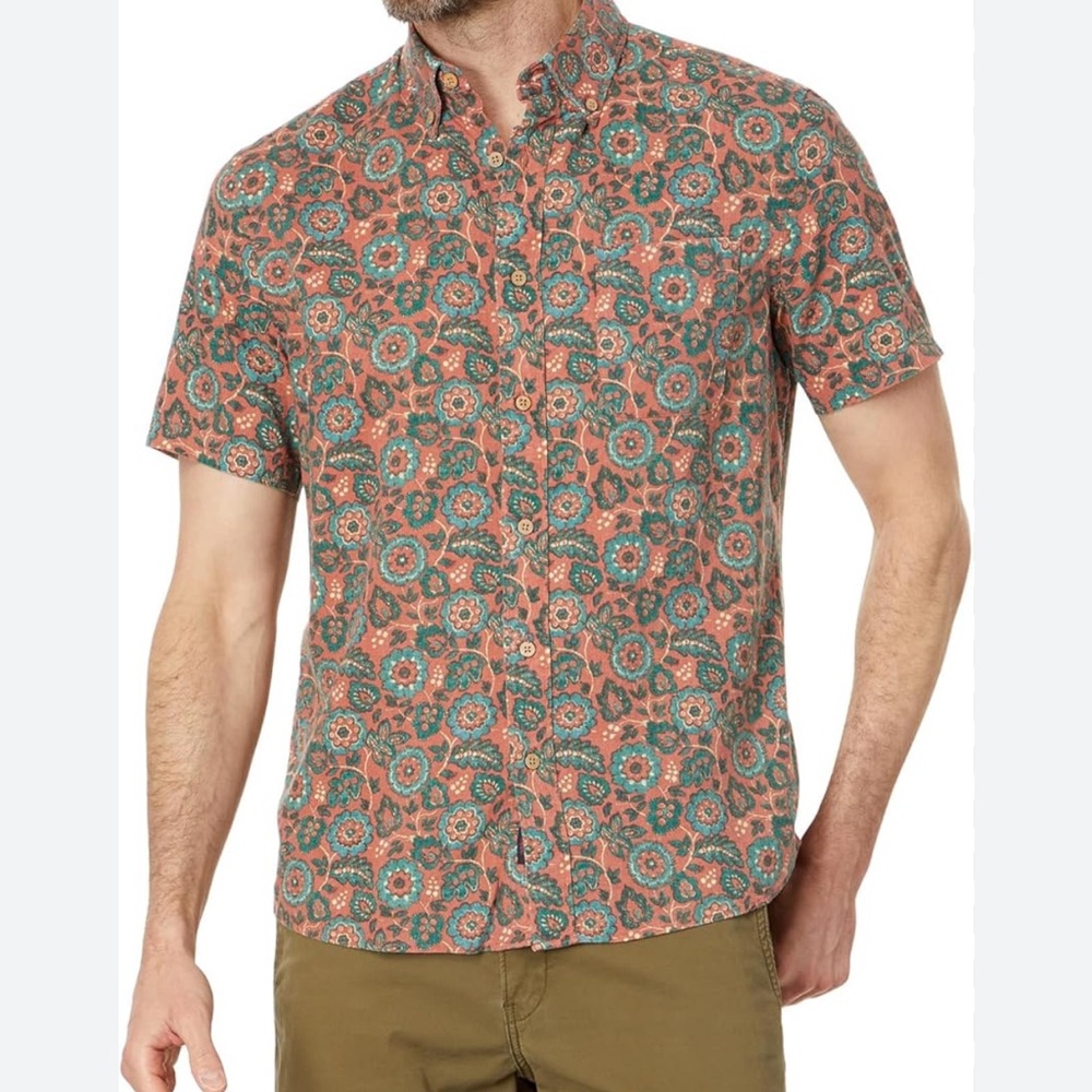 Faherty Floral Button Down Shirt - Breeze Shirt